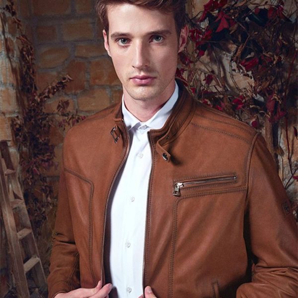 Brown Leather Jacket 94 4