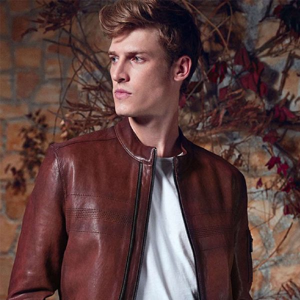 Brown Leather Jacket 96 4