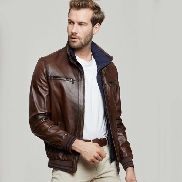 Brown Leather Jacket 97 2