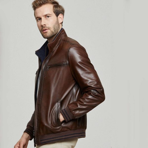 Brown Leather Jacket 97 3