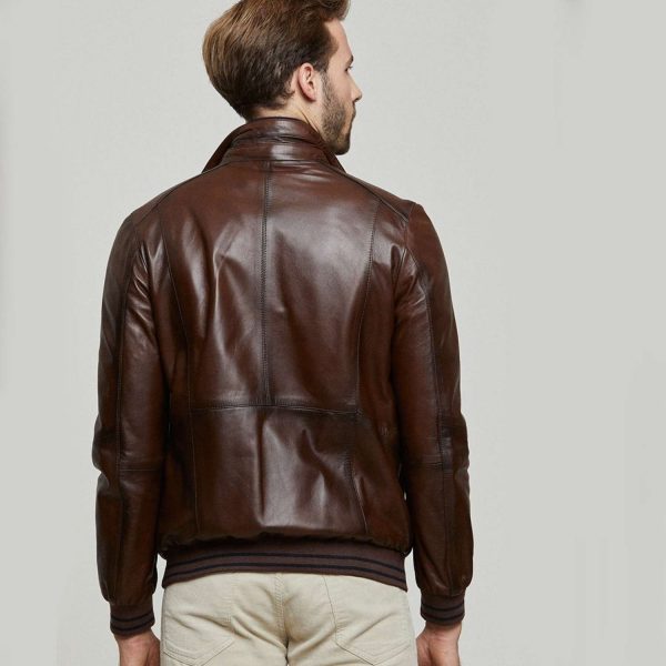 Brown Leather Jacket 97 5