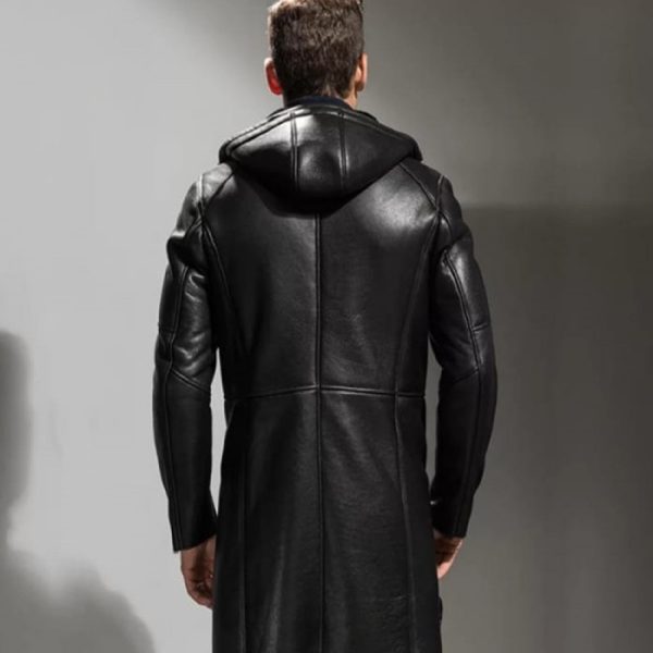 Hooded Leather Jacket 110 3