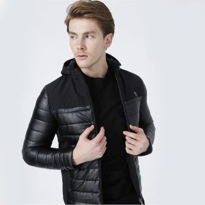 Hooded Leather Jacket 113 1