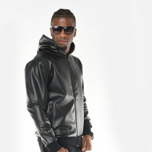 Hooded Leather Jacket 119 2