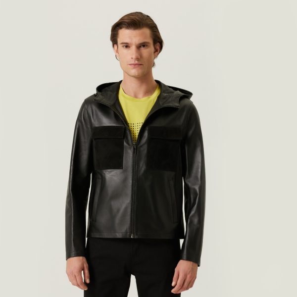 Hooded Leather Jacket 120 3
