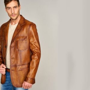 Leather Blazer 129 2
