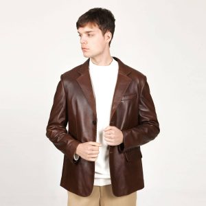 Leather Blazer 132 1