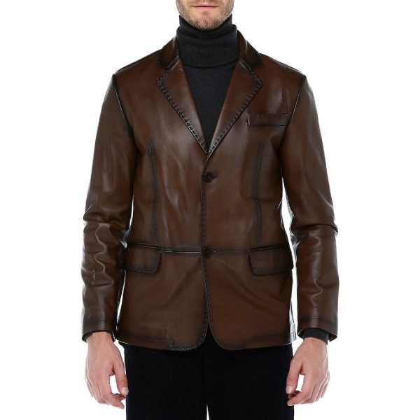 Leather Blazer 133 1