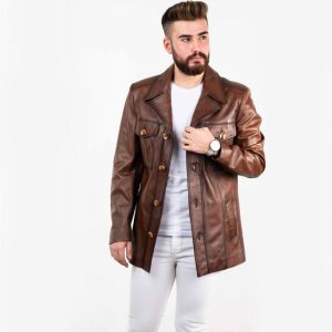 Leather Blazer 136 1