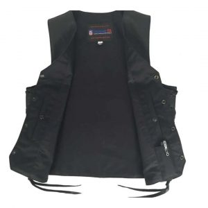 Legendary Dixon Mens Leather Motorcycle Vest