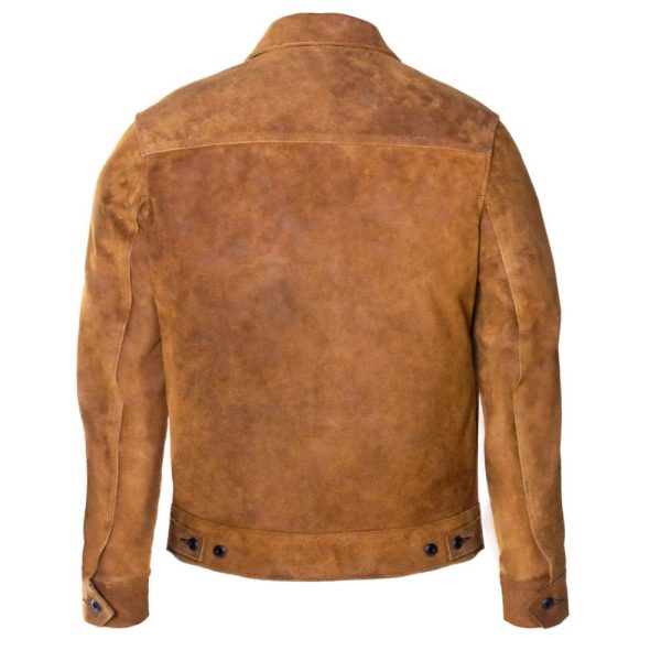 Mens Unlined Rough Out Suede Jacket