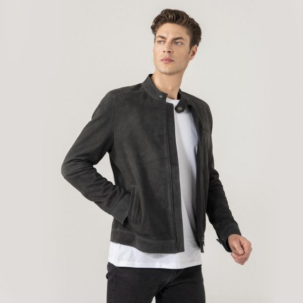 Suede Leather Jacket 204 2