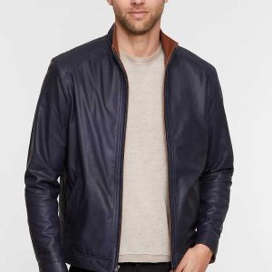 Zachary Lite Lambskin Leather Jacket