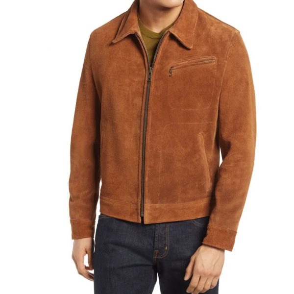Mens Rough Out Suede Jacket 3 1