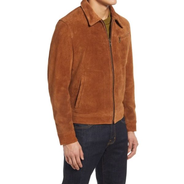 Mens Rough Out Suede Jacket 4 1