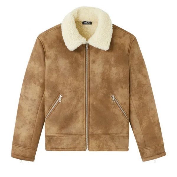 Pavel Faux Suede & Faux Shearling Jacket