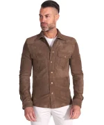 Suede Shirt Jacket USA