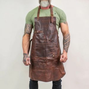 Brown Classic Leather Apron