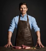 Brown Leather Cooking Apron