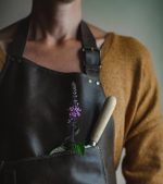 Brown Leather Cooking Apron