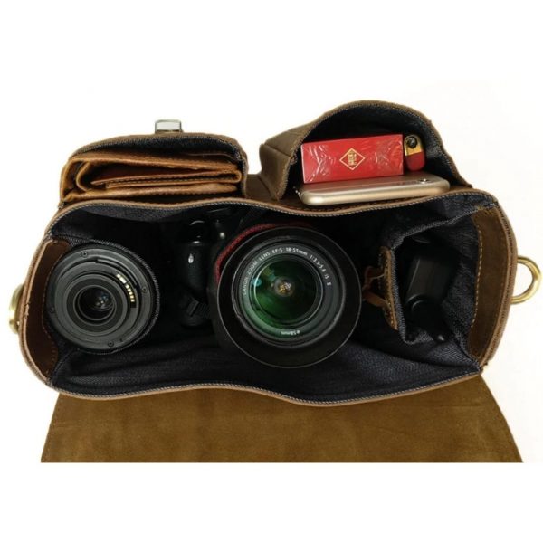 Crossbody Vintage Camera Messenger Bag