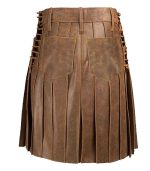 Leather Utility Kilt mens