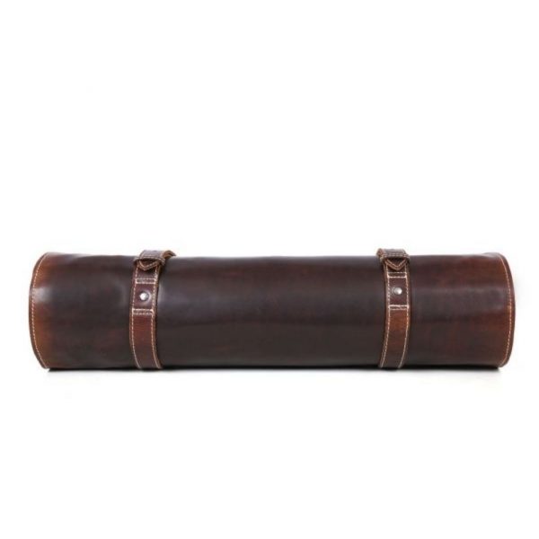 Tuscania Leather Knife Roll & Bag Combo - Penny Brown