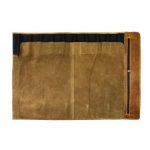 Tuscania Leather Knife Roll - Caramel Brown