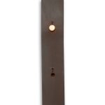 brown leather suspender for men