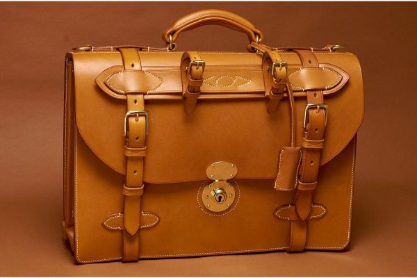 English Bridle Leather Briefcase