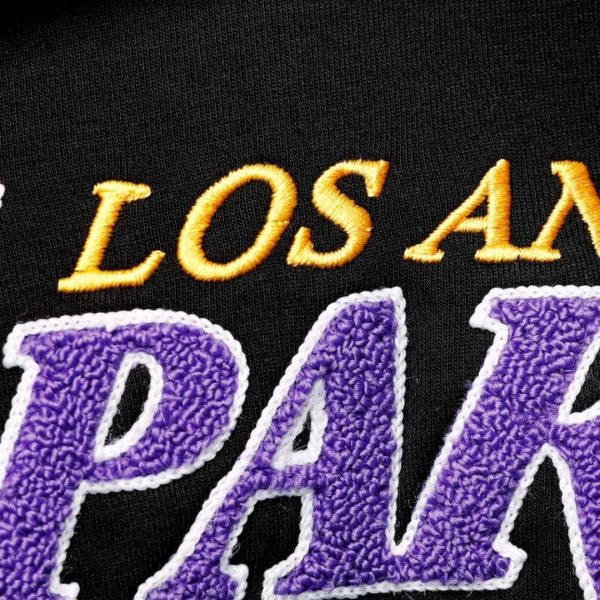 Los Angeles Sparks Black Pullover Crew Neck Hoodie 3