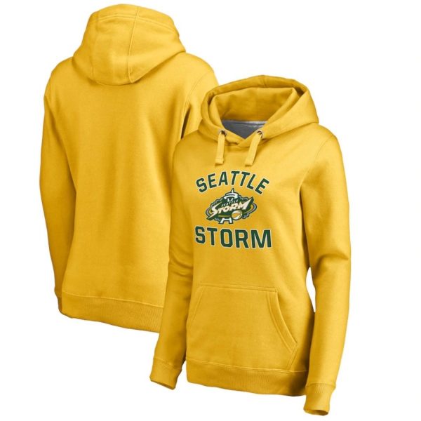 Womens Seattle Storm Fanatics Branded Yellow Overtime Pullover Hoodie