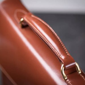 english bridle leather briefcase