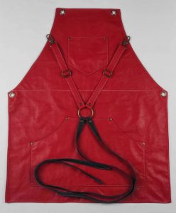 Red Leather Aprons