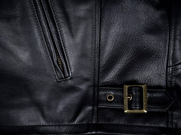 Shangri-La Heritage Varenne Black Leather Jacket USA