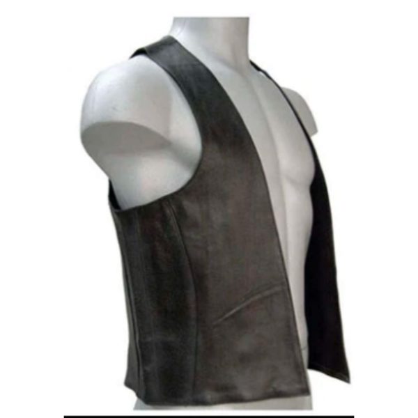 leather bar vest
