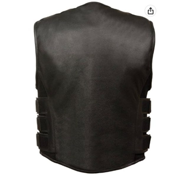milwaukee leather vest with gun pocket