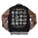 negro league leather jacket