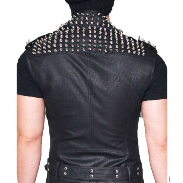 studded leather vests