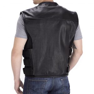 swat leather vest in USA