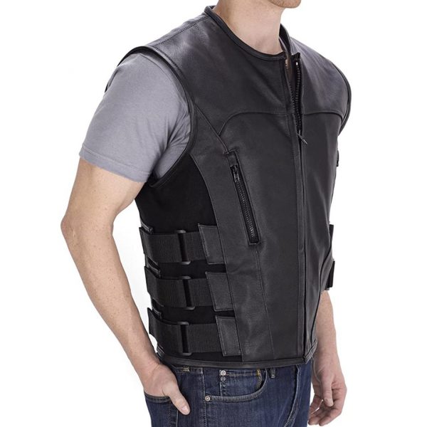 swat leather vests
