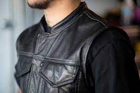 how to style a leather vest