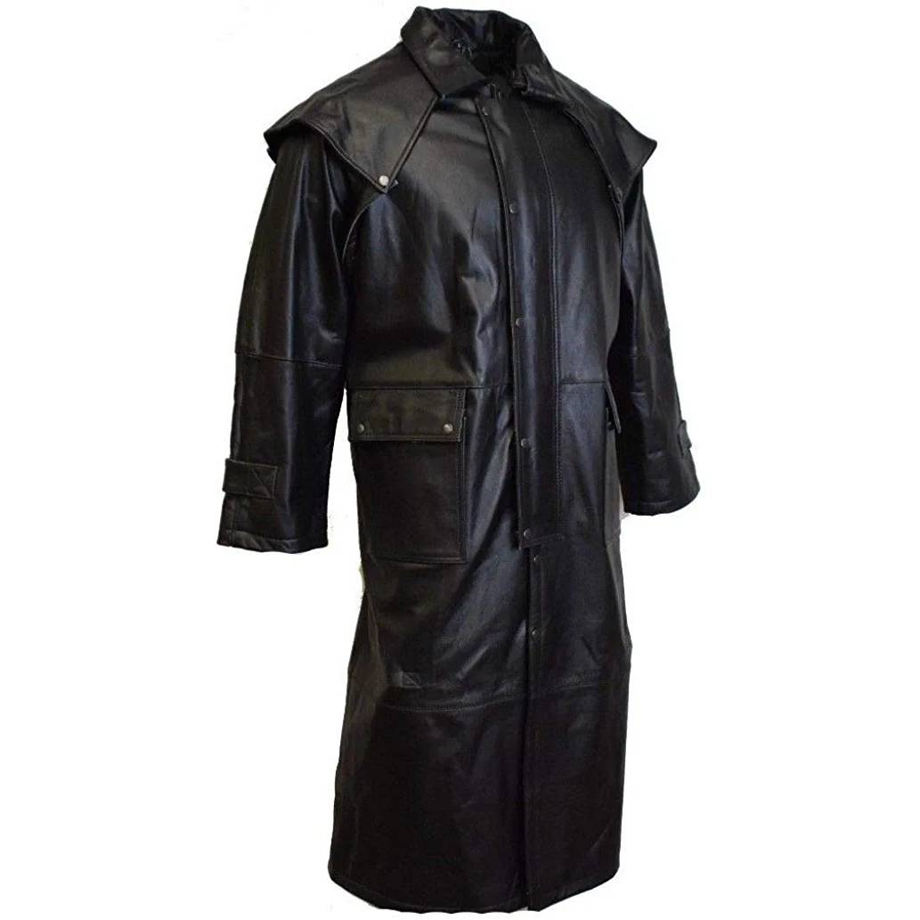 Leather Duster Coats For Men | Free Shipping