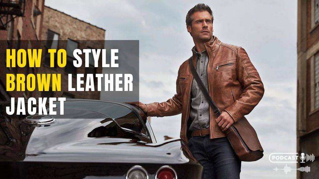 How to wear a Brown Leather Jacket