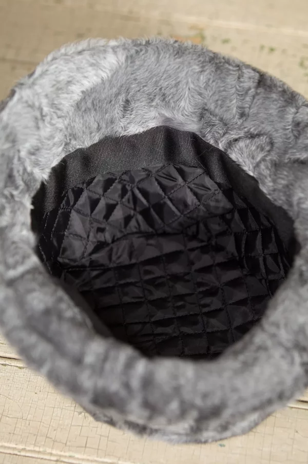 Curly Canadian Swakara Lamb Fur Cloche Hat