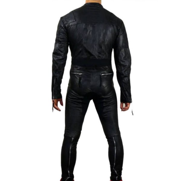 Real Leather Overall For Men Extremely Durable Outfit