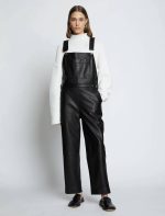 Natasha Leather Overalls