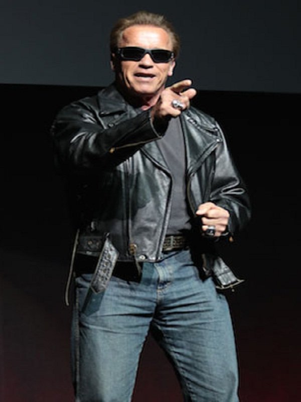 Arnold Schwarzenegger Leather Jacket US