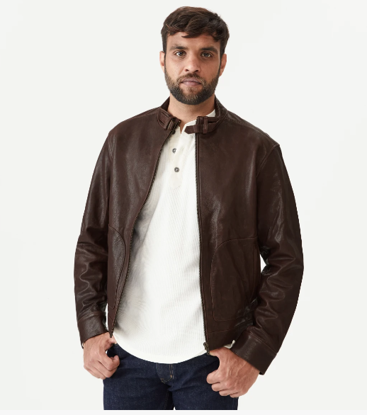 Melton Leather Jacket USA
