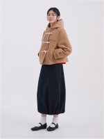 Short Duffle Coat Beige